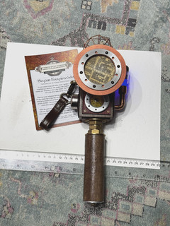 Verne Industries Steampunk Ghostbusters PKE Meter Gadget Cosplay Costume Lights