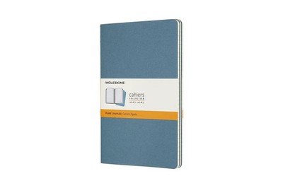 Moleskine Cahier Large/A5, 3er Set, Liniert, Lebhaftes Blau | Moleskine | 2019