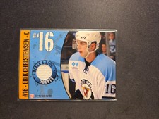 2006/07 Wilkes Barre Scranton WBS Penguins Jersey Card #16 Erik Christensen
