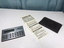 Vintage Pocket Calculator Nobility LC 263 w Instructions Sleeve