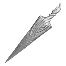 CoserWorld Knight Sword for Halloween Cosplay, Costume Msliver, Silver