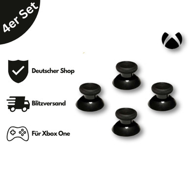 4x Thumbstick Stick Kappen für Xbox One, Series X & S Controller Analog