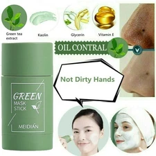 GREEN TEA Purifying Clay Mask Stick Facial Deep Cleansing Pore Acne Remover