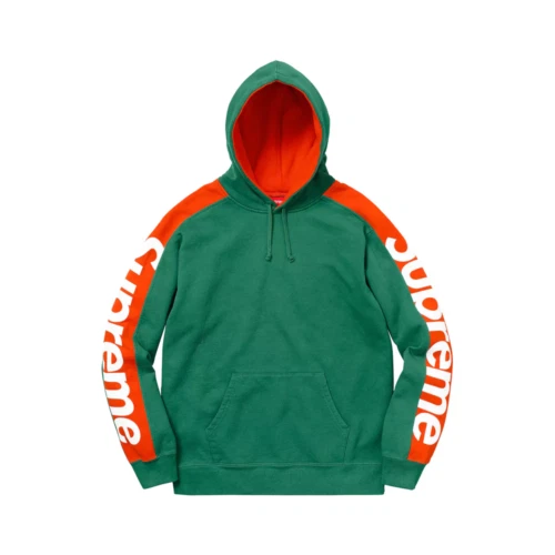Supreme Sideline Hooded Sweatshirt Light Pine Size Small