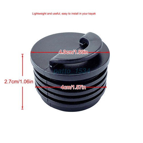 5X Rubber Marine Scupper Plugs Drain Holes Stopper Bungs for Kayak Canoe Boat - Picture 2 of 11
