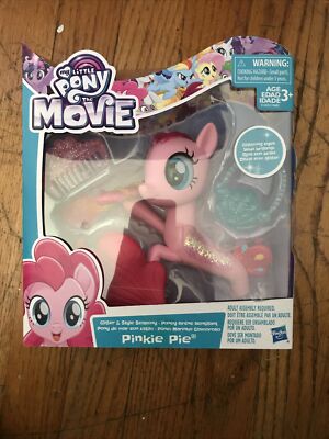 NEW My Little Pony The Movie PINKIE PIE Glitter and Style Seapony Official  MLP