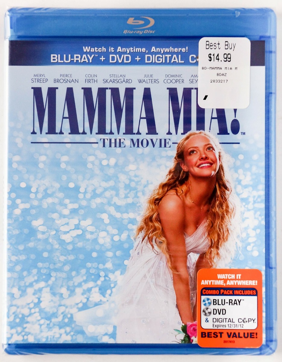 ママ-ミア Mamma Mia The Movie Blu-ray/DVD Combo, Meryl Streep, Amanda