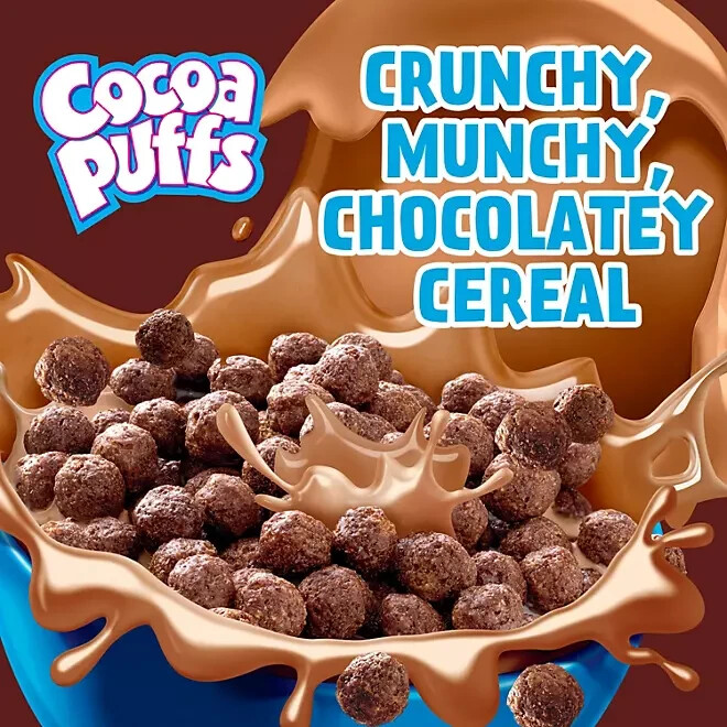 Cocoa Puffs Chocolate Cereal (39.25 oz., 2 pk.) Great Price