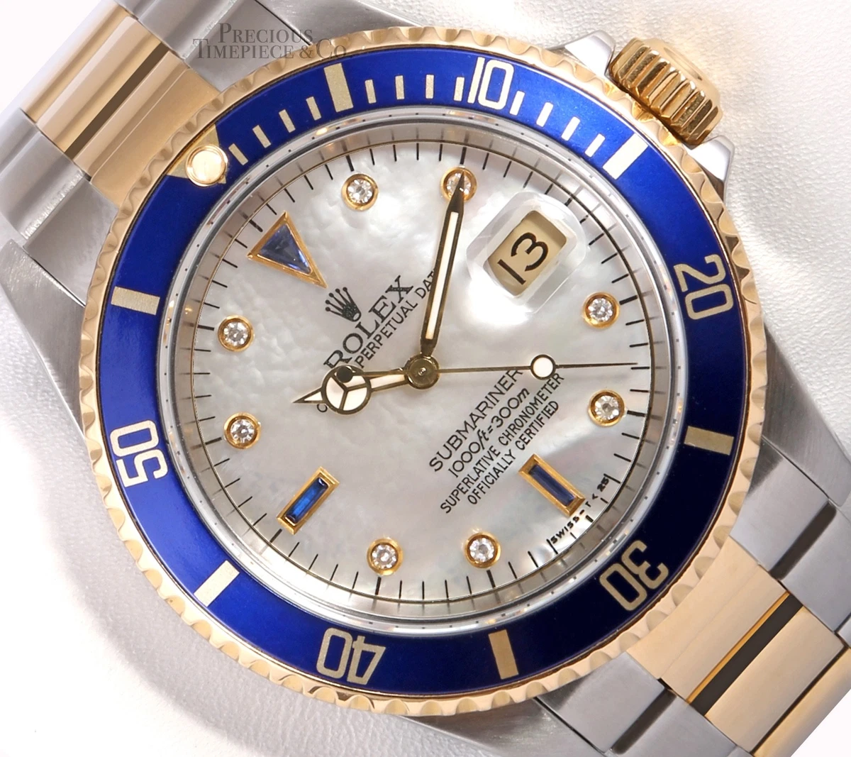 Rolex Submariner White Gold Dial