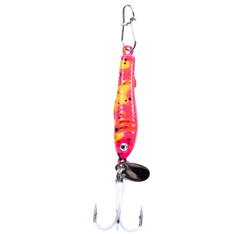 Clam Pinhead Pro Jigging Spoon - 1/8oz Size 10 Rainbow Glow For Panfish & Gamefish - View #10