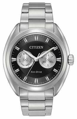 Citizen BU4010-56E Men's Eco Drive Paradex Day Date Black Dial Analog Watch