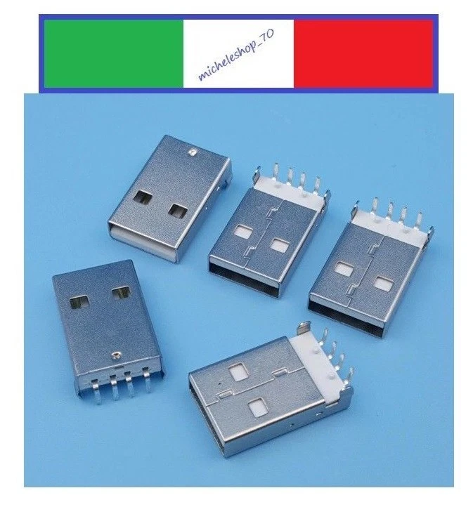 Lotto X5 Adattatore Connettore Type-C Femmina USB A Maschio - Foto 6