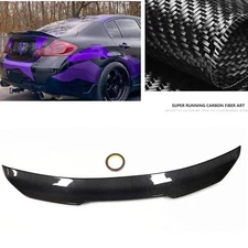 For 2007-2015 Infiniti G37 Black PSM Style Rear Trunk Roof Spoiler Lip 4 Door US
