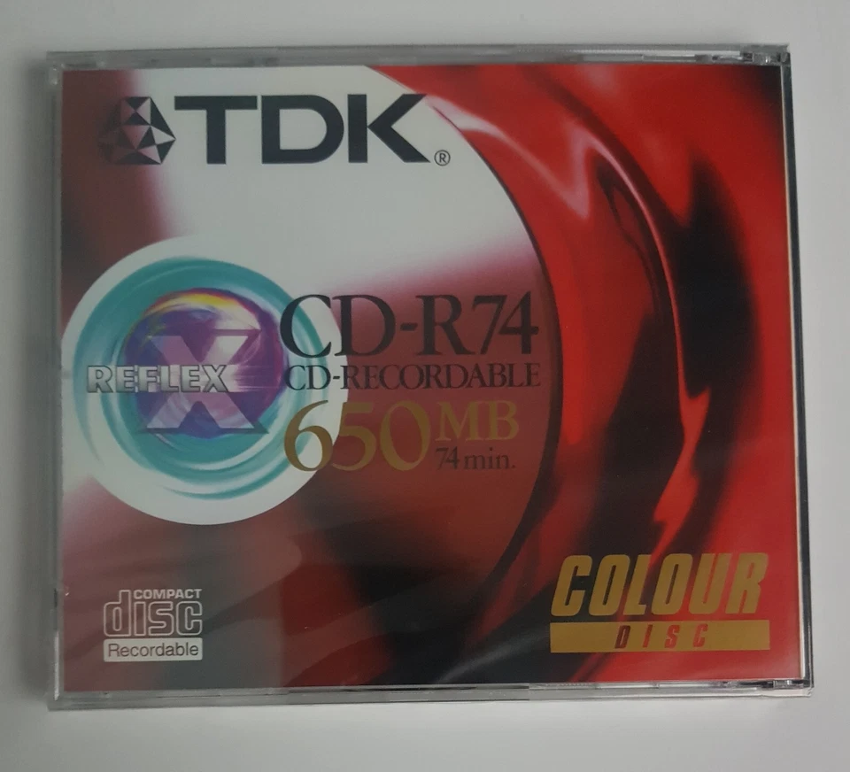 TDK CD-R74 / 650MB CD- RECORDABLE  74 MIN  NEU In Folie  - Bild 2 von 2