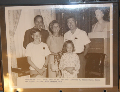 July 1970 Photo of Bob Dole with one of his family of supporters The Bremmermans