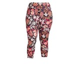 Terra and Sky Painted Floral Print High Rise Capri Leggings 0X (14) — photo 5