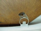 Vintage Sterling  6.00ct Smokey Topaz Ring Handmade Solid Band 5.3Gr Sz6 — photo 4