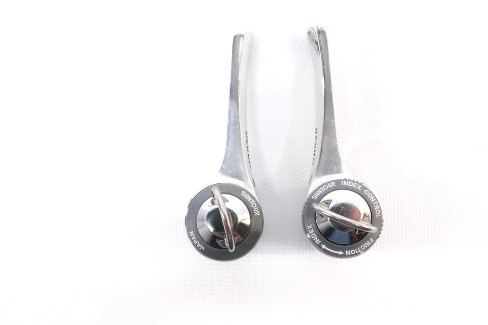 NOS Suntour Cyclone 5000 7000 9000 6spd Downtube Index / Friction Shifters Road - Image 3 of 4