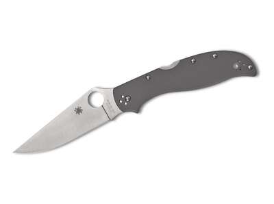 Spyderco Stretch 2 XL Gray G10 CPM CruWear Plain Taschenmesser Grau C258GPGYCW