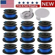3/10 Pack For Ryobi Spool One+ String Trimmer Line 18V 24V 40V Weed Eater w/Cap