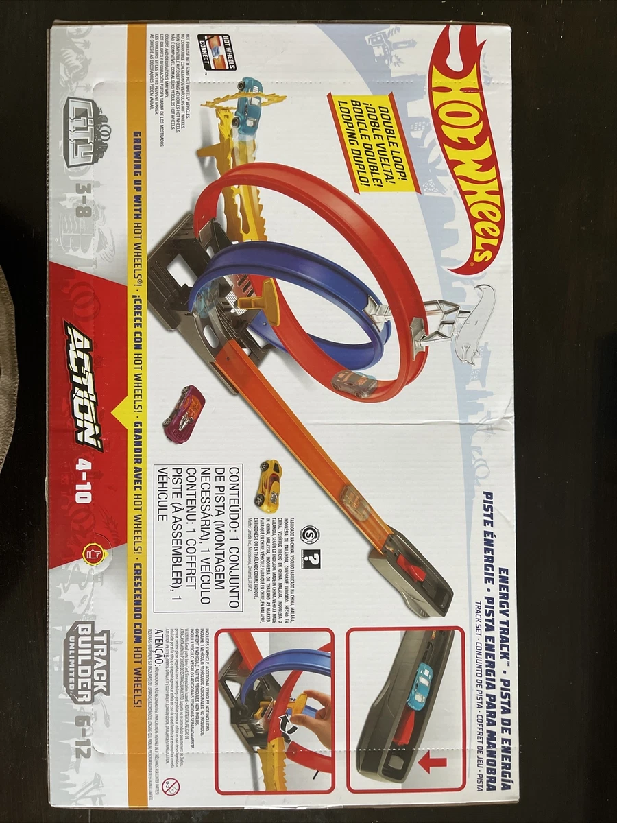Hot Wheels Action Energy Double Loop Track Set Toy Playset. Brand