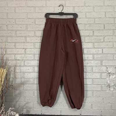 $85 Womens Size S Nike Sportswear Swoosh Logo Woven Cuff Jogger Pants FN7700-227