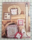 Large Print Cross Stitch EASY Needlework Patterns Holiday Cottage Farm Projects — photo 2