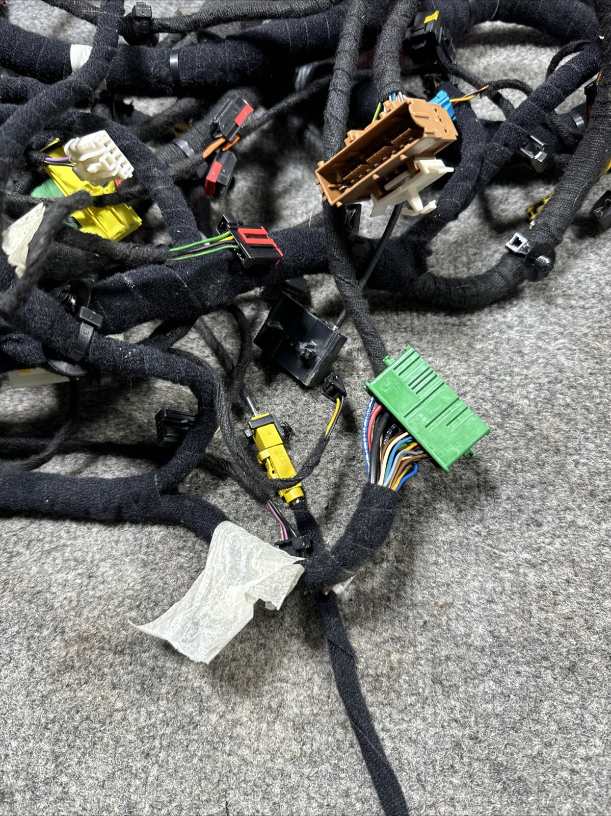 MASERATI GHIBLI DASH DASHBOARD INSTRUMENT PANEL WIRE WIRING HARNESS OEM 2015 E1
