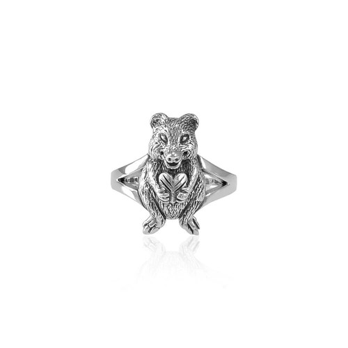 Australian Quaka Ring .925 Sterling Silver by Peter Stone Fine Jewelry