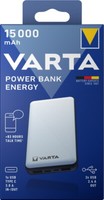 Varta Powerbank Mobile Ladestation Energy 15000 Mah Typ A / Typ C Usb Out Weiß