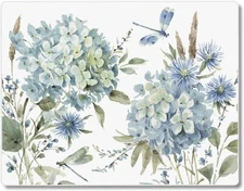 CounterArt Bohemian Blue Tempered Glass Counter Saver 10 Inch By 8 Inch Made In 