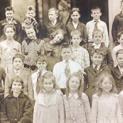 Atlanta GA School Kids Antique Photo Vtg 1920s Moreland Little 5 Points McCosker