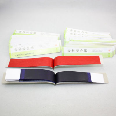 Practical Articulating Paper Thin Strips Accurate 10 Sheet*20 Book/Box Red/Blue