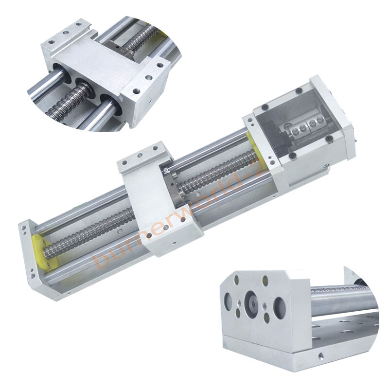 CNC XYZ Axis Linear Rail Stage Module Electric Sliding Table 100-700mm ...