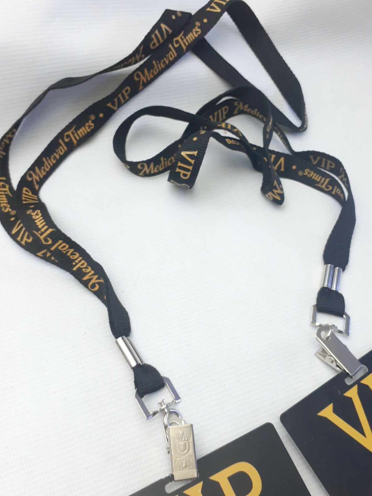 Lot of 2 LANYARD with passes VIP ROYALTY MEDIEVAL TIMES pass eBay