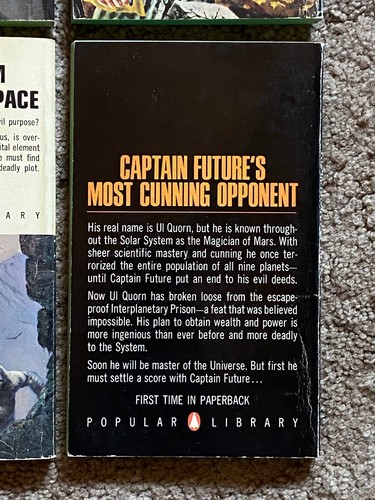PB Lot 4 CAPTAIN FUTURE Danger Planet Tenth Planet Outlaw World Magician of Mars - Picture 19 of 20