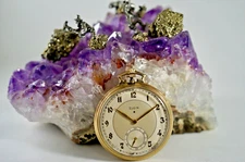 1938 Elgin National Watch Co. Grade 495 model 4 17J 12S 10K GF Pocket Watch Runs