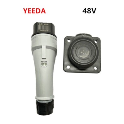 Original YEEDA Y-60 48V plug and socket kit for forklift