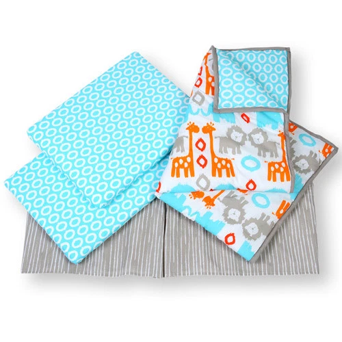 Juego de cama para cuna Ikat Animals de 5 piezas de Sumersault Foto 3 de 4