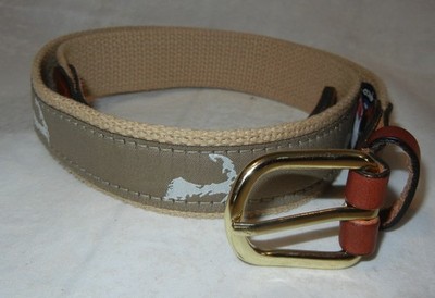 Cape Cod Belt Company Nautical Style Belt Cape Cod Peninsula Size Small S  Be Be