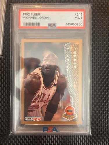 1992 Fleer Michael Jordan #32 PSA 9 Mint Chicago Bulls HOF