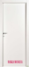 PORTA BATTENTE REVERSIBILE CIECA LISCIA MICROTEC BIANCO 210x70 CM INTERNO