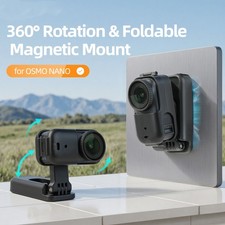For DJI OSMO NANO Magnetic Mount Bracket Desktop Support 360 Rotation Foldable