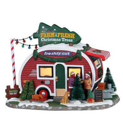 Lemax-25928, Farm Fresh Trees, Weihnachtsdorf, Lichthäuser, Vail Village