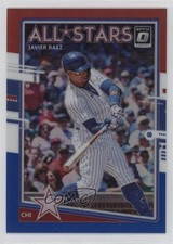 2020 Panini Donruss Optic All-Stars Red White & Blue Prizm /150 Javier Baez b8h