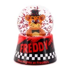 Five Nights At Freddy's Freddy Fazbear 3-Inch Mini Light-Up Snow Globe