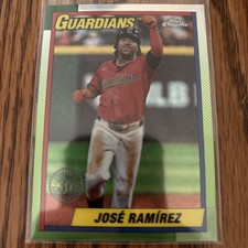 2025 Topps Chrome - 1990 Topps Baseball Jose Ramirez #90CB-5
