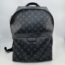 Louis Vuitton Discovery PM Black Mini Backpack Silver Hardware.