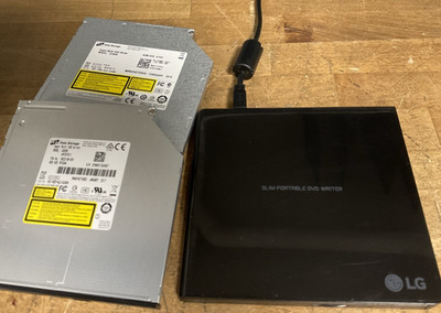 KONVOLUT LG Laufwerke extern USB und 2x Slim SATA Super Multi DVD Brenner