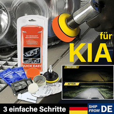 Für KIA Scheinwerfer Aufbereitungs Set Polierset für matte & blinde Reparatur